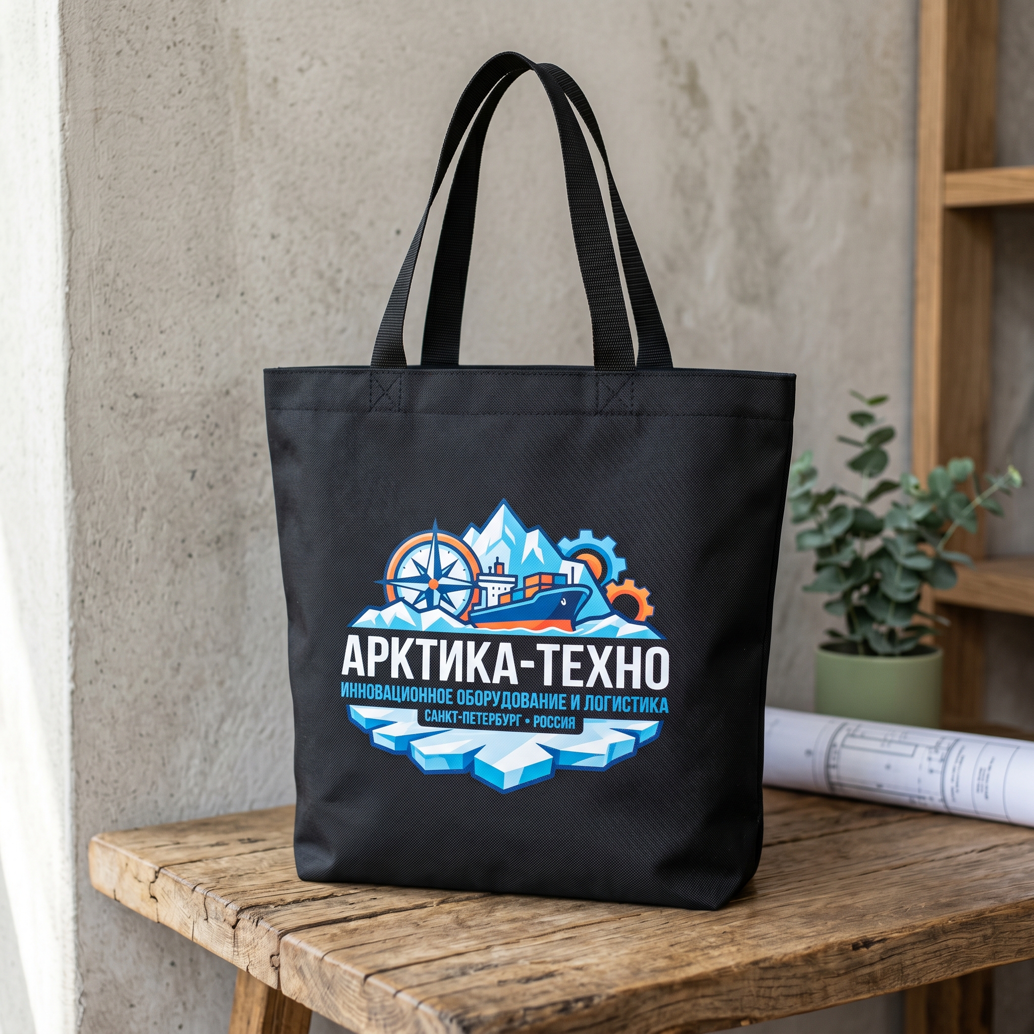 Промо-шоппер с логотипом оптом